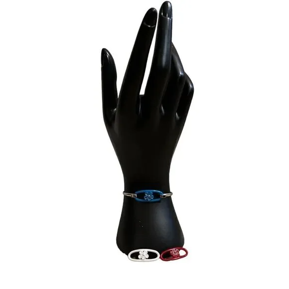 Sarah Coventry 3 in 1 interchangeable silver bracelet. - Picture 1 of 7